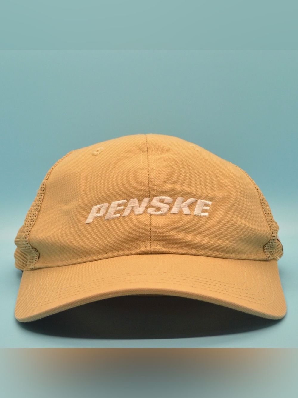 Carhartt Penske Khaki Mesh Trucker Hat OS